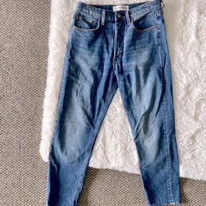 Aritzia denim forum yoko high rise slim jeans size 27